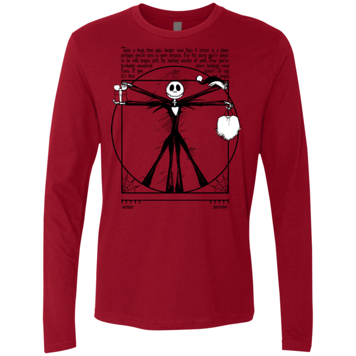 T-Shirts Cardinal / Small Burtruvian Man Men's Premium Long Sleeve