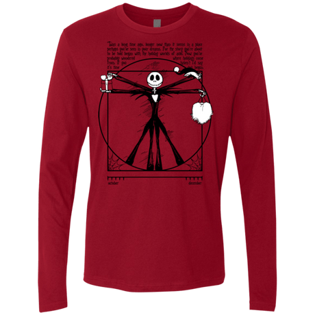 T-Shirts Cardinal / Small Burtruvian Man Men's Premium Long Sleeve