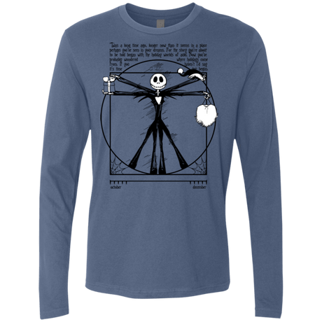 T-Shirts Indigo / Small Burtruvian Man Men's Premium Long Sleeve