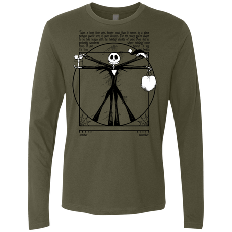 T-Shirts Military Green / Small Burtruvian Man Men's Premium Long Sleeve