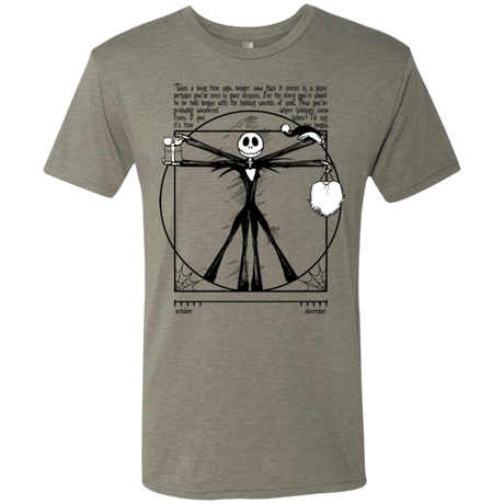 T-Shirts Venetian Grey / Small Burtruvian Man Men's Triblend T-Shirt