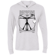 T-Shirts Heather White / X-Small Burtruvian Man Triblend Long Sleeve Hoodie Tee