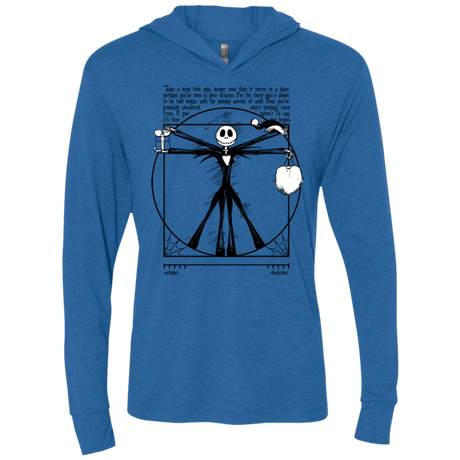 T-Shirts Vintage Royal / X-Small Burtruvian Man Triblend Long Sleeve Hoodie Tee