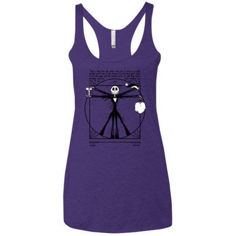 T-Shirts Purple / X-Small Burtruvian Man Women's Triblend Racerback Tank
