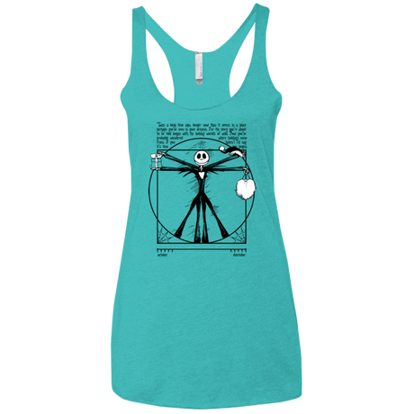 T-Shirts Tahiti Blue / X-Small Burtruvian Man Women's Triblend Racerback Tank
