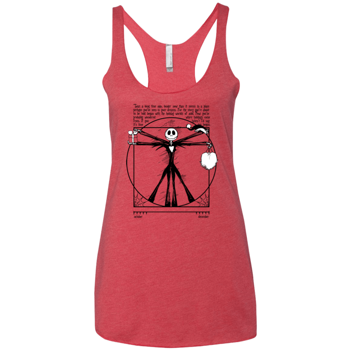 T-Shirts Vintage Red / X-Small Burtruvian Man Women's Triblend Racerback Tank