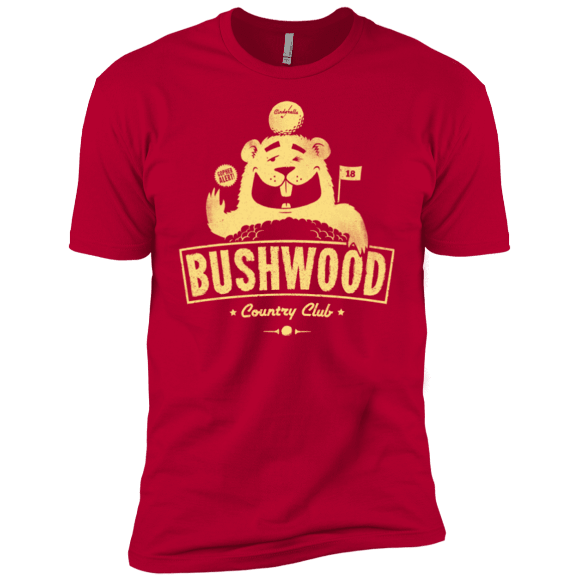 T-Shirts Red / YXS Bushwood Boys Premium T-Shirt