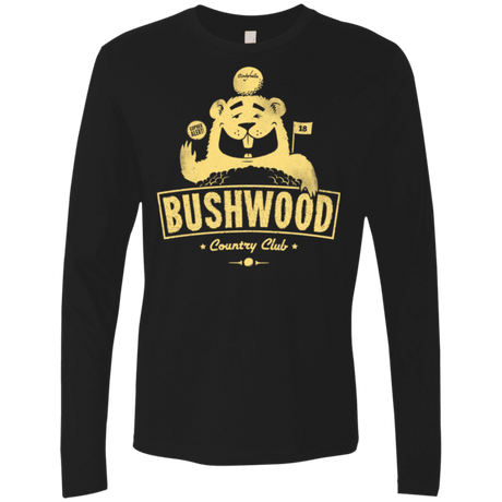 T-Shirts Black / Small Bushwood Men's Premium Long Sleeve