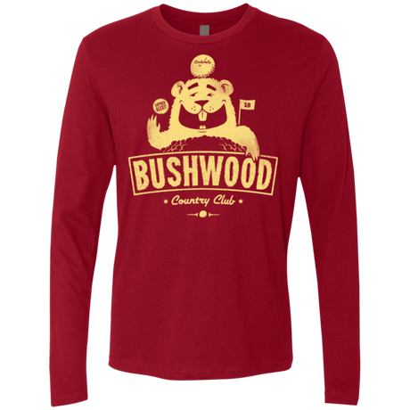 T-Shirts Cardinal / Small Bushwood Men's Premium Long Sleeve