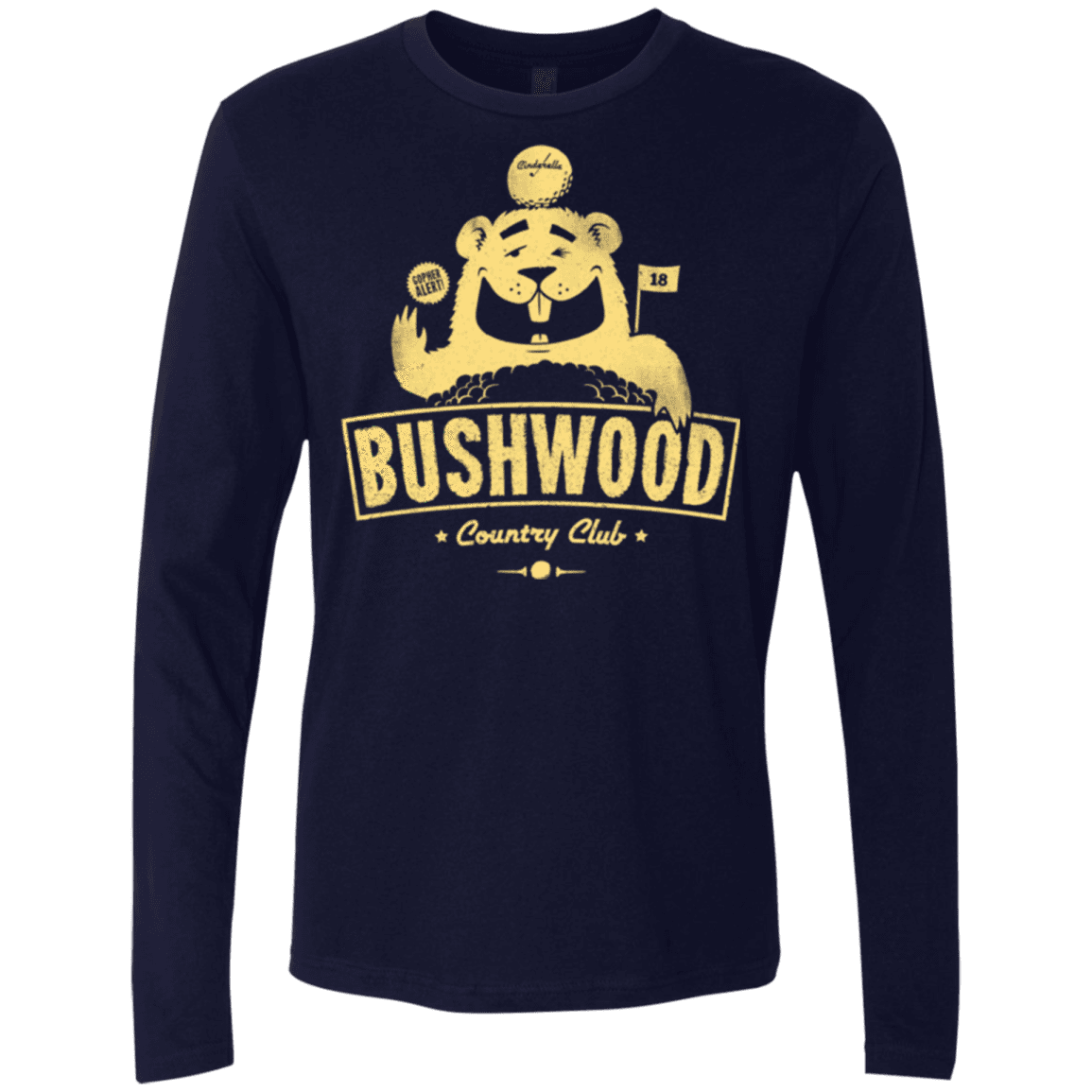 T-Shirts Midnight Navy / Small Bushwood Men's Premium Long Sleeve