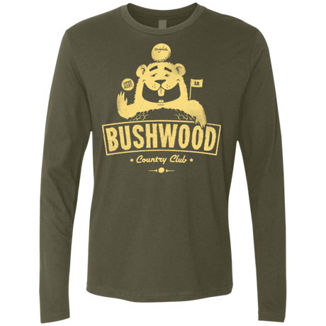 T-Shirts Military Green / Small Bushwood Men's Premium Long Sleeve