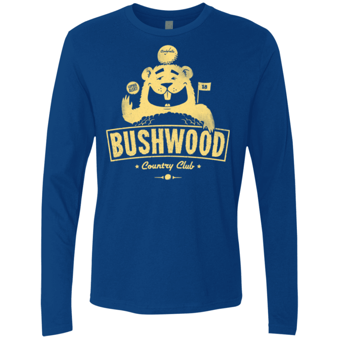 T-Shirts Royal / Small Bushwood Men's Premium Long Sleeve