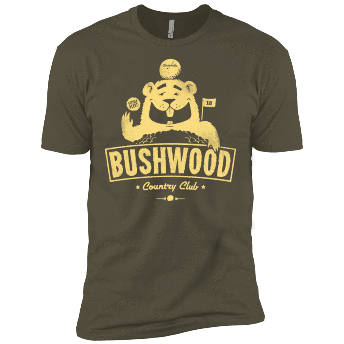 T-Shirts Military Green / X-Small Bushwood Men's Premium T-Shirt