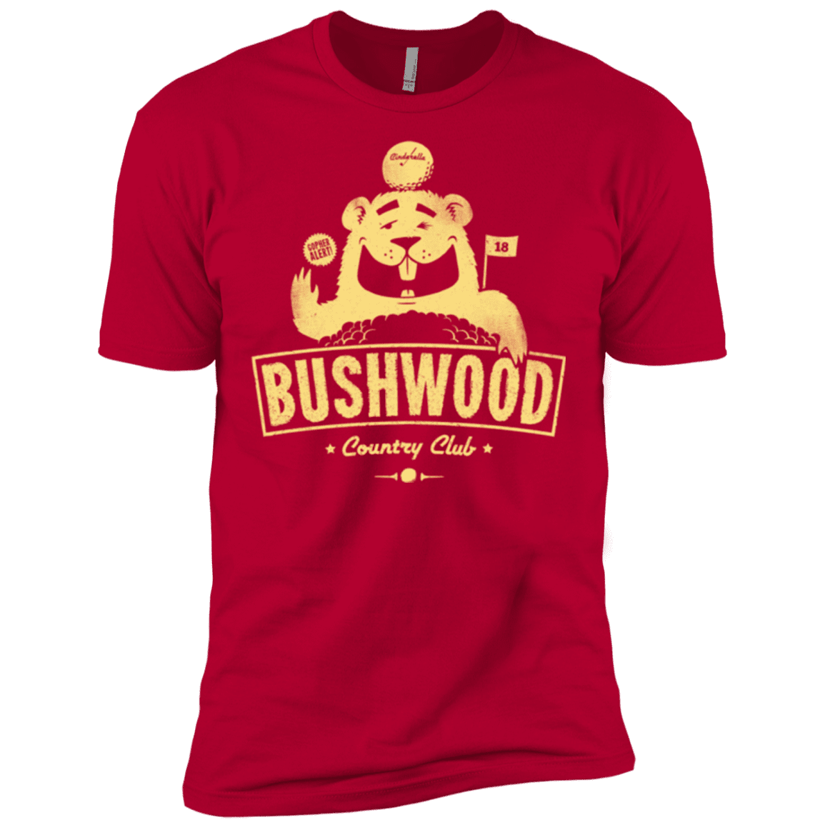 T-Shirts Red / X-Small Bushwood Men's Premium T-Shirt