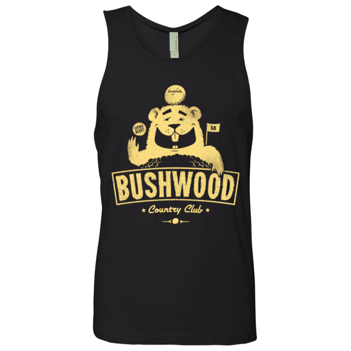 T-Shirts Black / Small Bushwood Men's Premium Tank Top