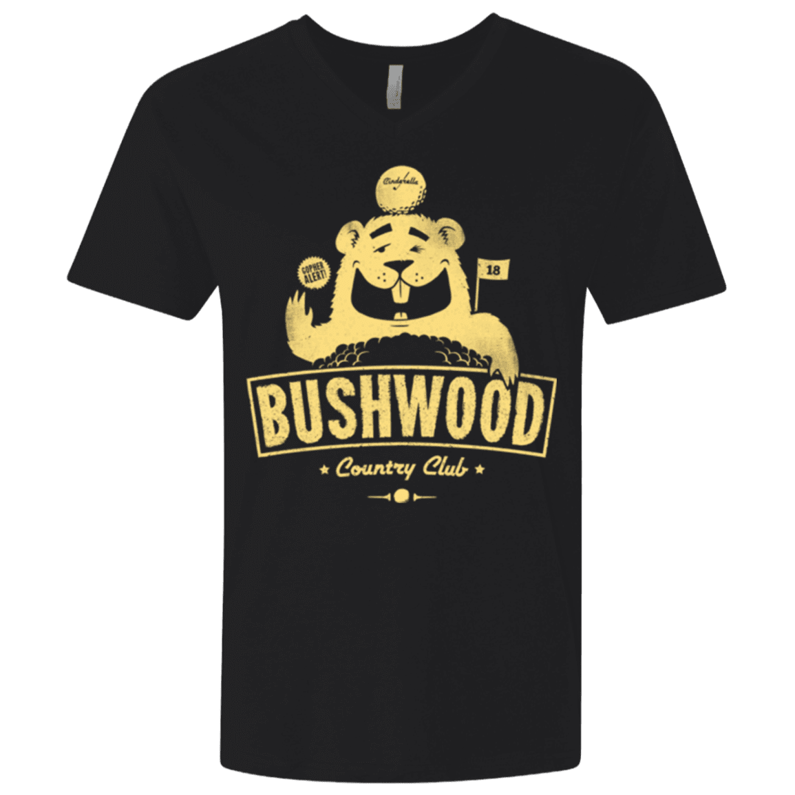 T-Shirts Black / X-Small Bushwood Men's Premium V-Neck