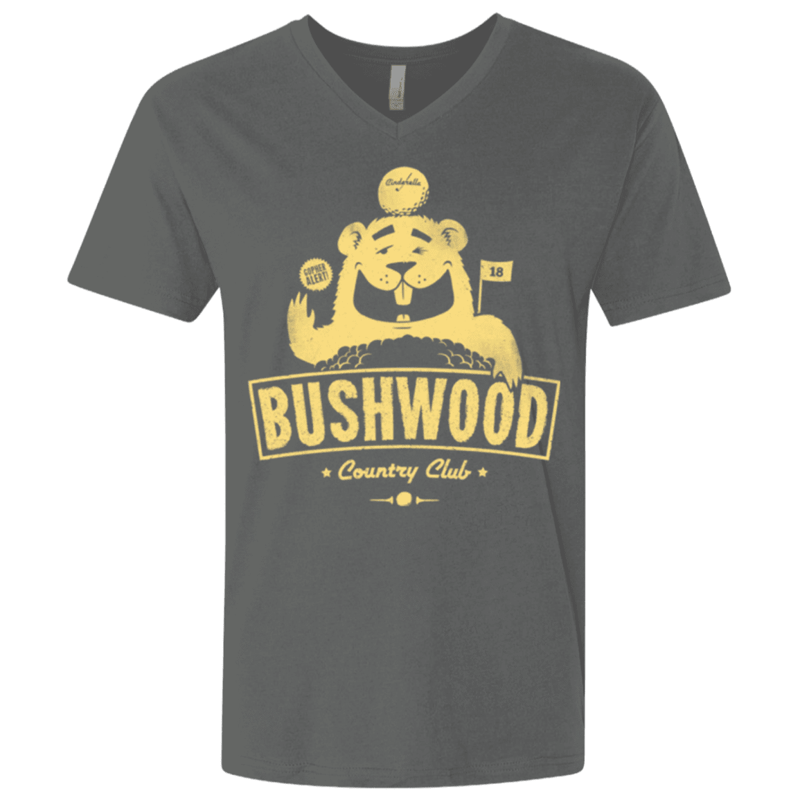 T-Shirts Heavy Metal / X-Small Bushwood Men's Premium V-Neck
