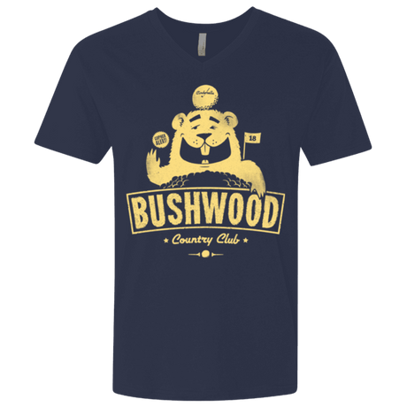 T-Shirts Midnight Navy / X-Small Bushwood Men's Premium V-Neck
