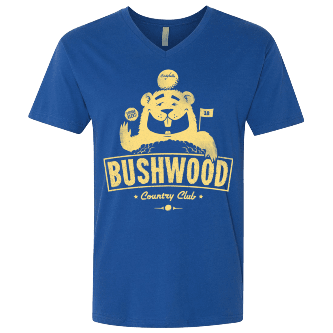 T-Shirts Royal / X-Small Bushwood Men's Premium V-Neck