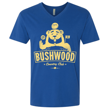 T-Shirts Royal / X-Small Bushwood Men's Premium V-Neck