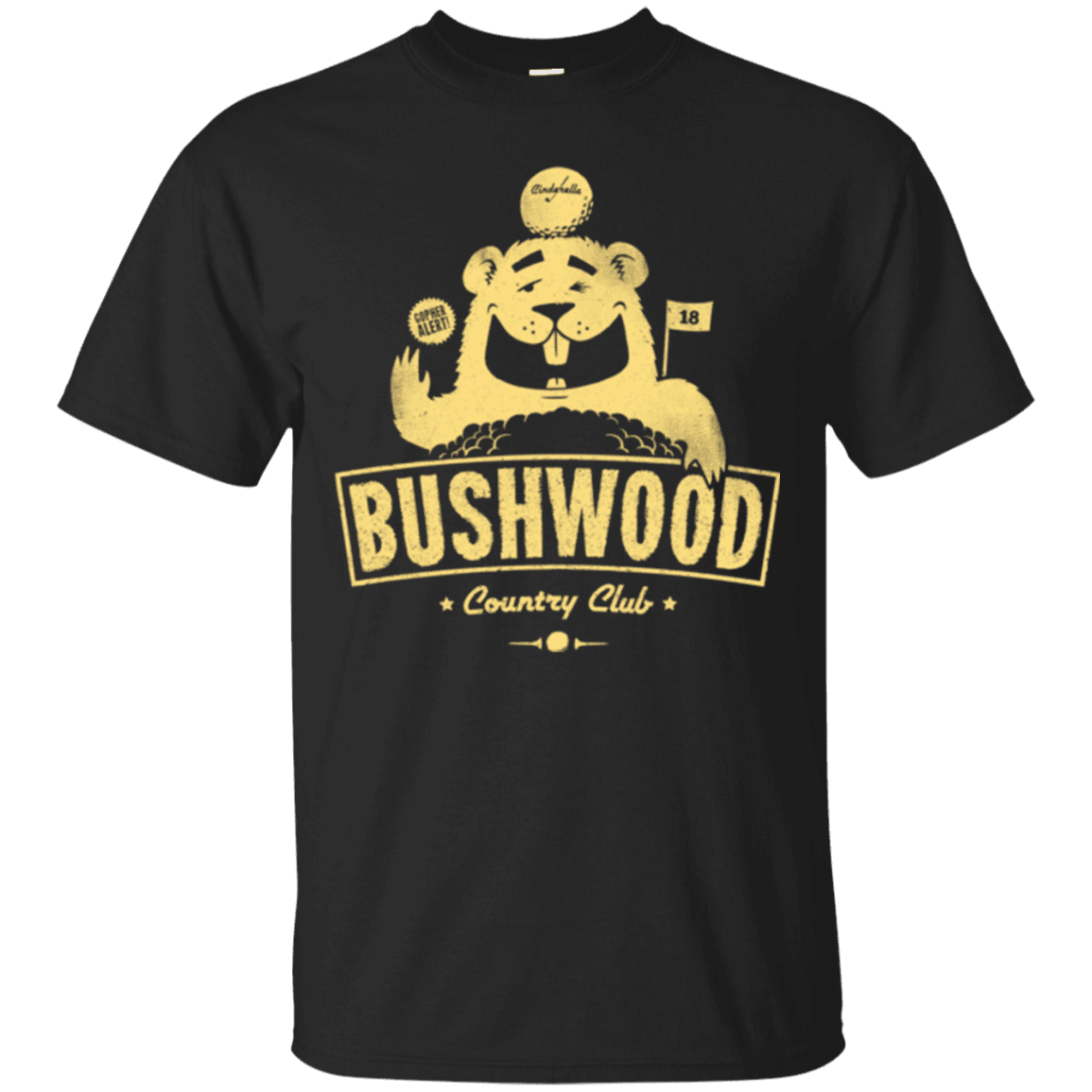 T-Shirts Black / Small Bushwood T-Shirt