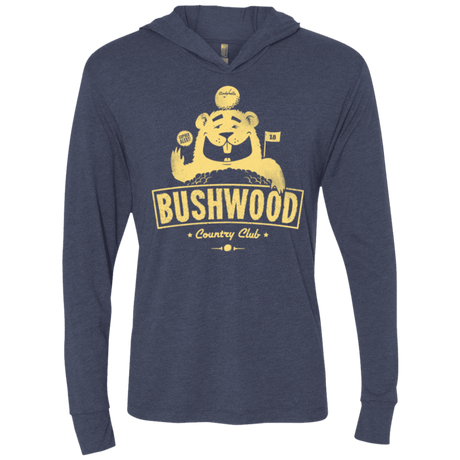 T-Shirts Vintage Navy / X-Small Bushwood Triblend Long Sleeve Hoodie Tee