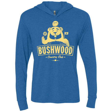 T-Shirts Vintage Royal / X-Small Bushwood Triblend Long Sleeve Hoodie Tee