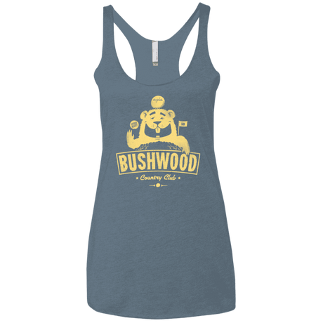 T-Shirts Indigo / X-Small Bushwood Women's Triblend Racerback Tank