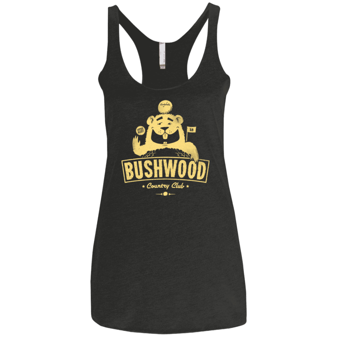 T-Shirts Vintage Black / X-Small Bushwood Women's Triblend Racerback Tank