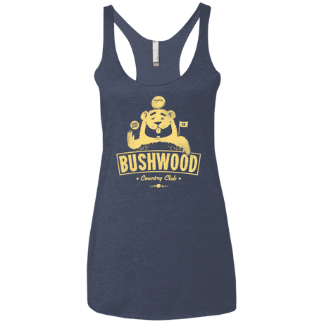 T-Shirts Vintage Navy / X-Small Bushwood Women's Triblend Racerback Tank