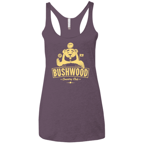 T-Shirts Vintage Purple / X-Small Bushwood Women's Triblend Racerback Tank