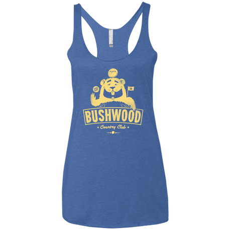T-Shirts Vintage Royal / X-Small Bushwood Women's Triblend Racerback Tank