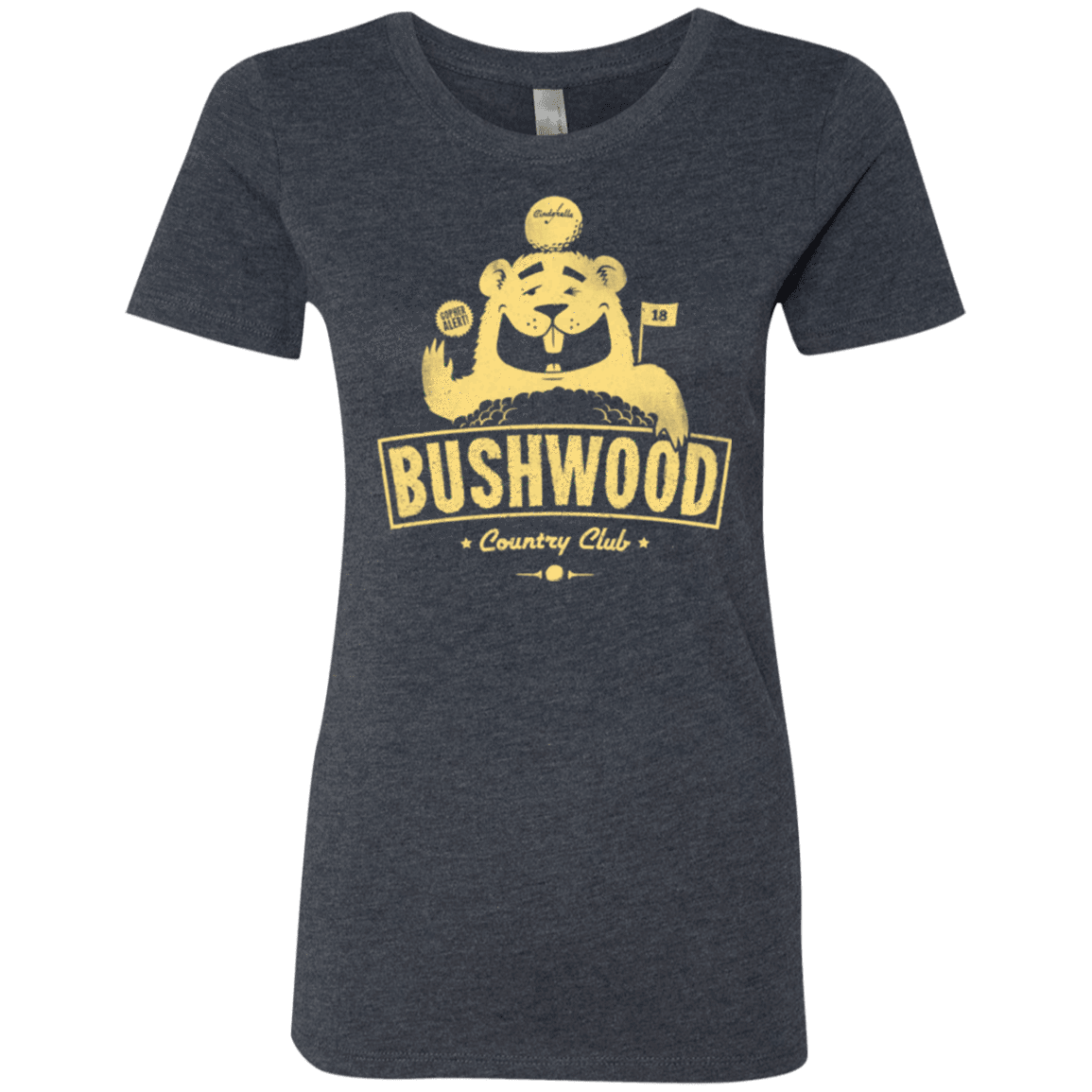 T-Shirts Vintage Navy / Small Bushwood Women's Triblend T-Shirt