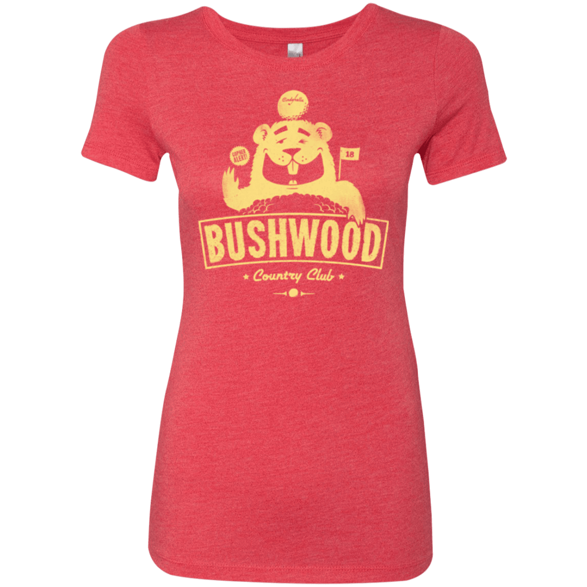 T-Shirts Vintage Red / Small Bushwood Women's Triblend T-Shirt