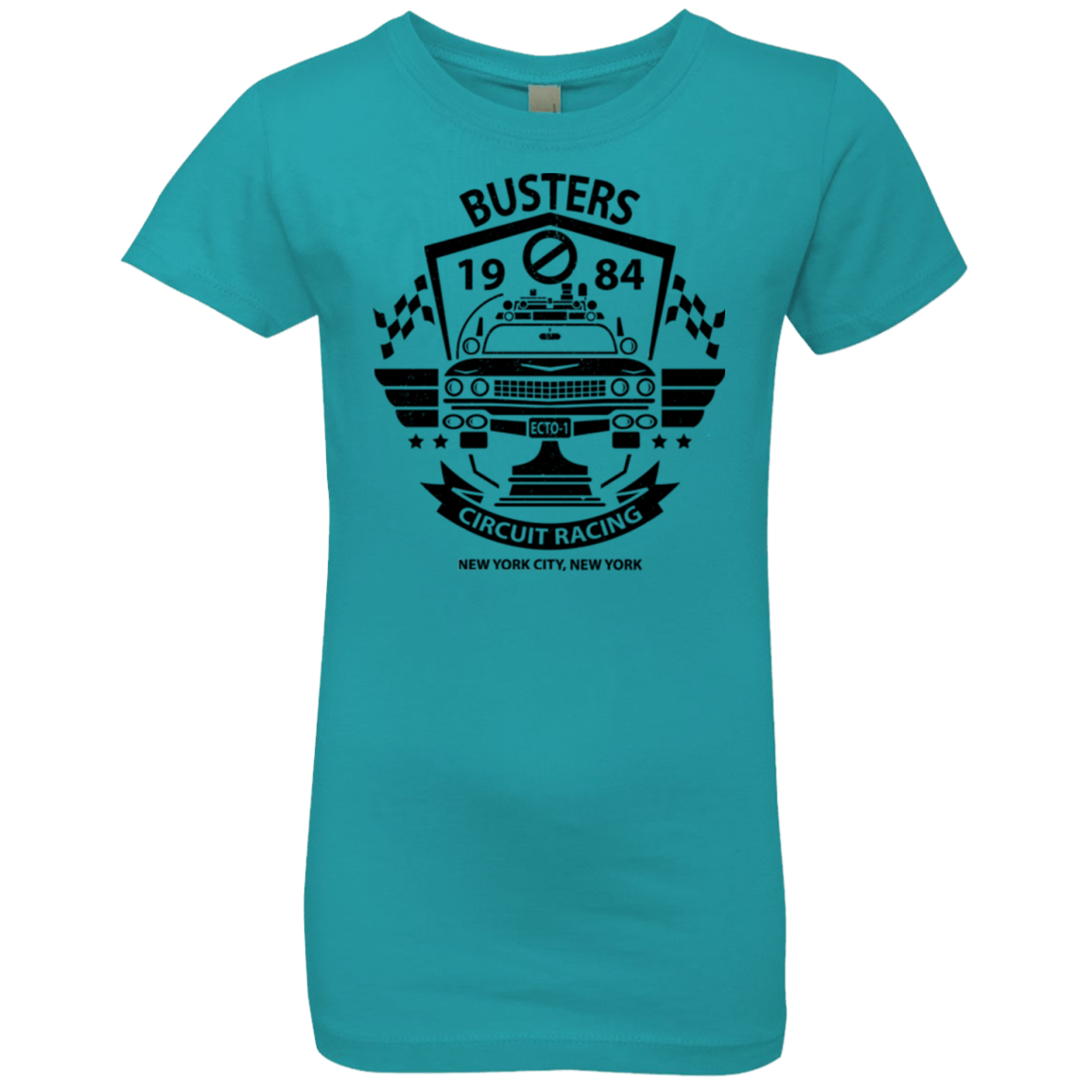 T-Shirts Tahiti Blue / YXS Busters Circuit Girls Premium T-Shirt