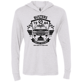T-Shirts Heather White / X-Small Busters Circuit Triblend Long Sleeve Hoodie Tee