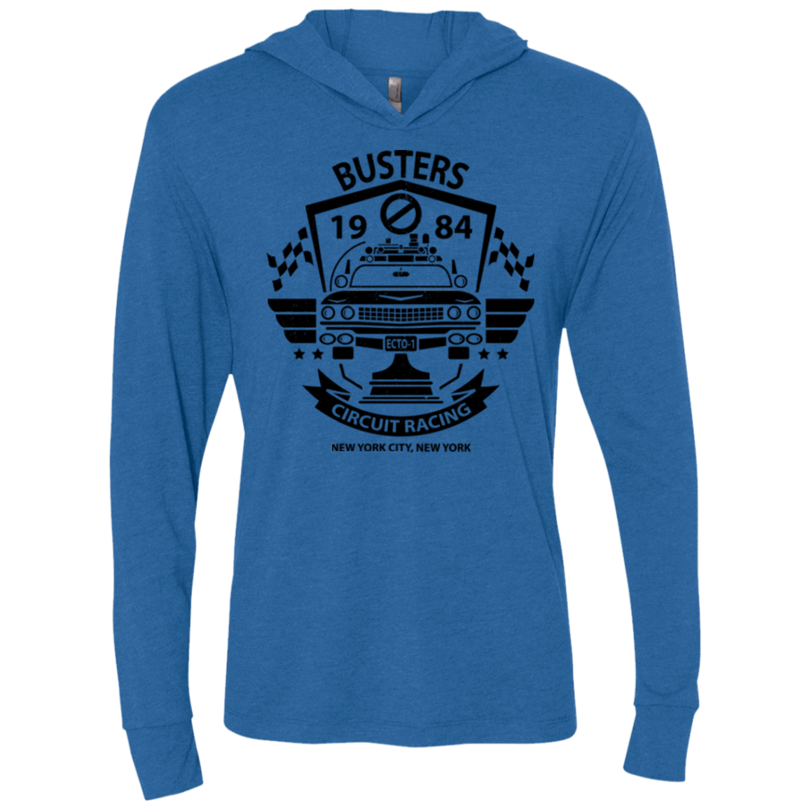 T-Shirts Vintage Royal / X-Small Busters Circuit Triblend Long Sleeve Hoodie Tee