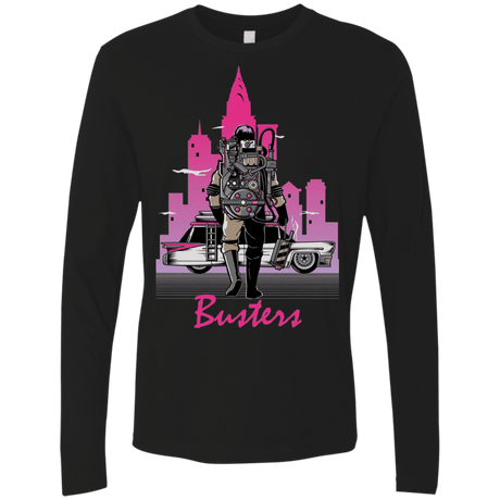 T-Shirts Black / Small BUSTERS DRIVE Men's Premium Long Sleeve