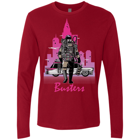 T-Shirts Cardinal / Small BUSTERS DRIVE Men's Premium Long Sleeve