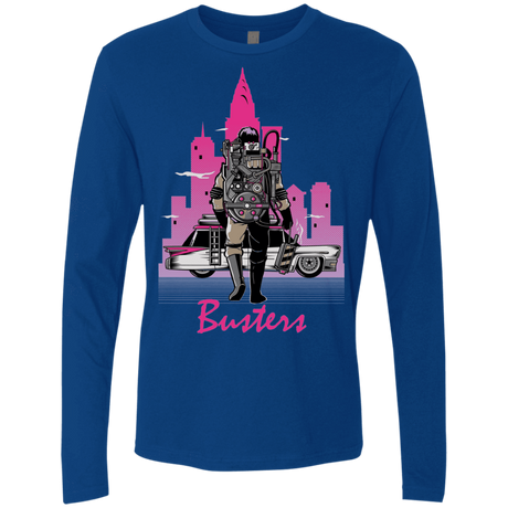 T-Shirts Royal / Small BUSTERS DRIVE Men's Premium Long Sleeve