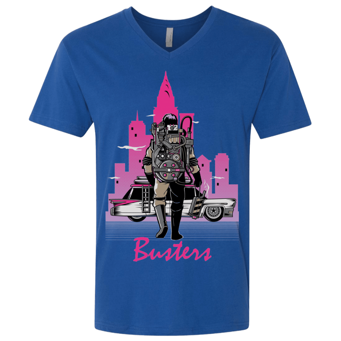 BUSTERS DRIVE Men's Premium V-Neck