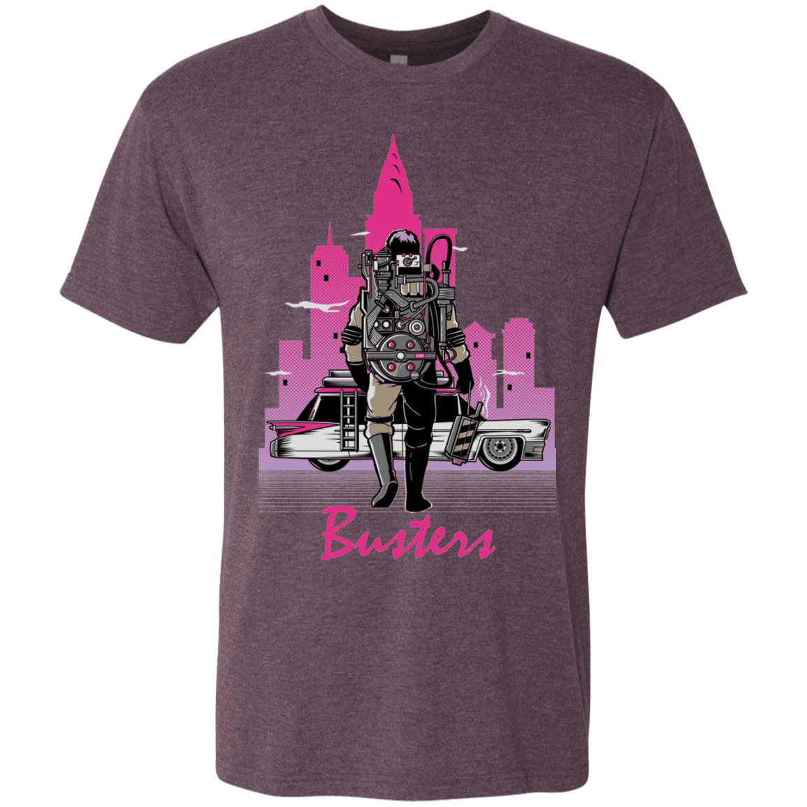 T-Shirts Vintage Purple / Small BUSTERS DRIVE Men's Triblend T-Shirt