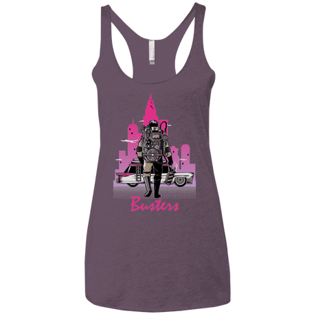 T-Shirts Vintage Purple / X-Small BUSTERS DRIVE Women's Triblend Racerback Tank