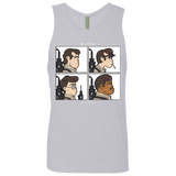 T-Shirts Heather Grey / Small Busterz Men's Premium Tank Top