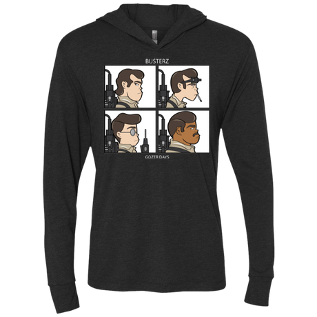 T-Shirts Vintage Black / X-Small Busterz Triblend Long Sleeve Hoodie Tee