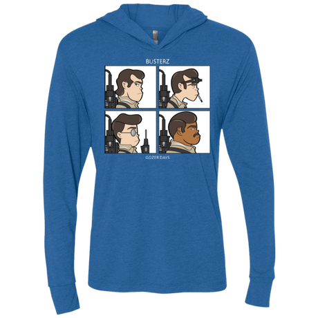 T-Shirts Vintage Royal / X-Small Busterz Triblend Long Sleeve Hoodie Tee