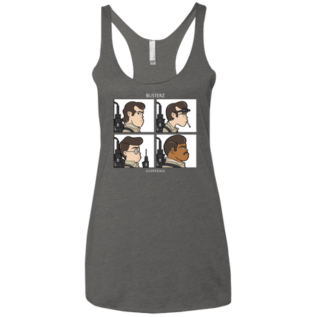 T-Shirts Premium Heather / X-Small Busterz Women's Triblend Racerback Tank