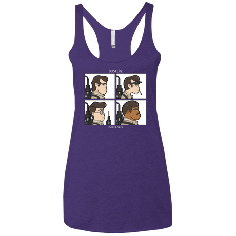 T-Shirts Purple / X-Small Busterz Women's Triblend Racerback Tank