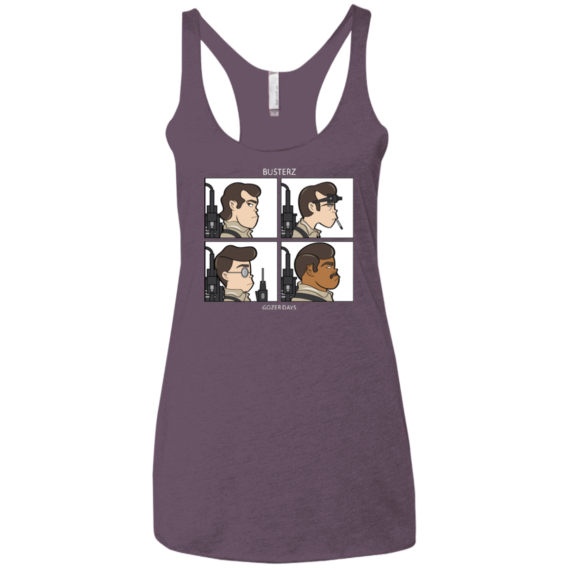 T-Shirts Vintage Purple / X-Small Busterz Women's Triblend Racerback Tank