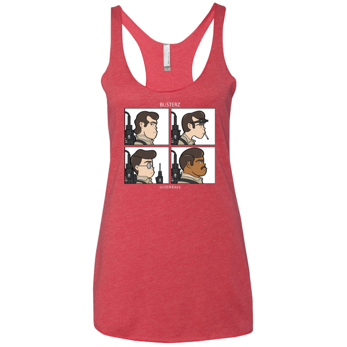 T-Shirts Vintage Red / X-Small Busterz Women's Triblend Racerback Tank